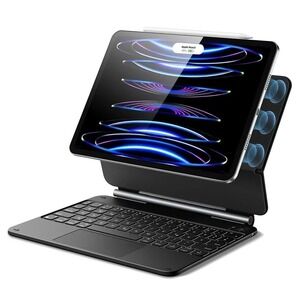 iPad Air 11 inch M2 2024 Keyboard Case Magnetic Trackpad Backlit &  Pro 11 New